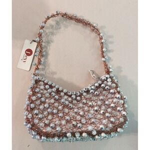 Brand New Beaded & Wire Lexy Evening Shoulder Handbag Adorable
